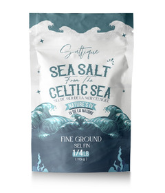 Saltique Sea Salt from the Celtic Sea Fine Ground 1/4LB