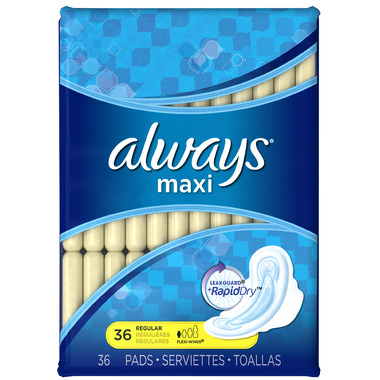 Always Maxi with Wings Always Maxi with Wings