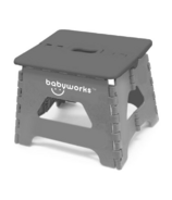 Babyworks Folding Step Stool Grey