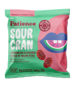 Patience Fruit & Co. Sour Cran Dried Cranberries Candies Watermelon 