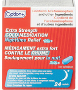 Option+ Extra Strength Cold Medication Nighttime Relief