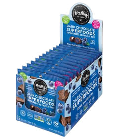 Healthy Crunch Dark Chocolate Superfoods Real Blueberry