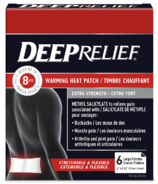Deep Relief Extra Strength Warming Heat Pain Relief Patch (patch anti-douleur)