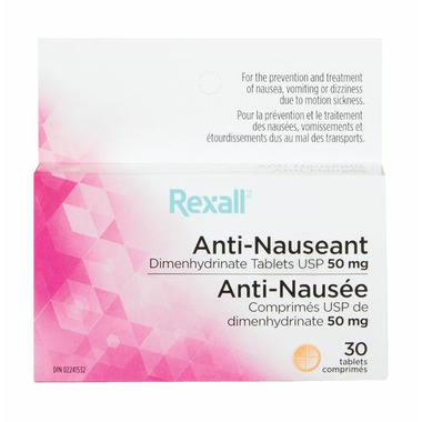 Rexall Anti-nausea (Dimenhydrinate) Rexall Anti-nausea (Dimenhydrinate)