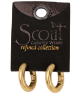 Scout Curated Wears Refined Earring Collection Stellar Hoop Gold Vermeil