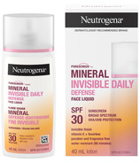 Neutrogena Mineral Invisible Daily Defense Face Liquid Sunscreen SPF 30 (écran solaire liquide pour le visage)