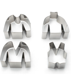 Fox Run Ugly Christmas Sweater Cookie Cutter Set