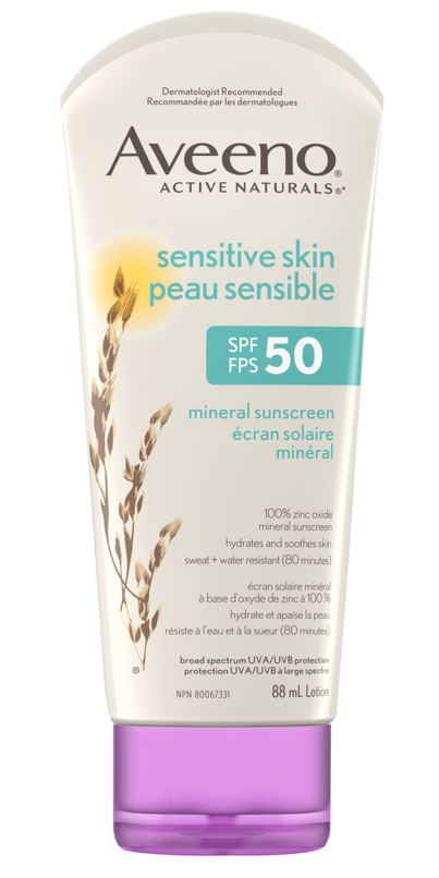 aveeno sensitive sunscreen