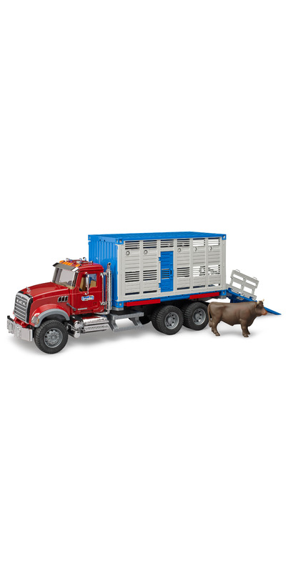 Buy Bruder Toys Mack Granite Cattle Transport Truck At Well Ca Free