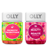 Olly ensemble de vitamine en gomme probiotique et beauté