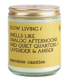 Anecdote Candles Slow Living Glass Jar Candle