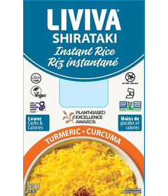 Liviva Shirataki Instant Rice Turmeric