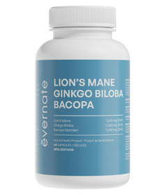 Evernate Focus & Memory Lion's Mane, Ginkgo Biloba & Bacopa