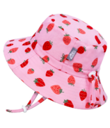 Jan & Jul Aqua-Dry Bucket Hat Pink Strawberry