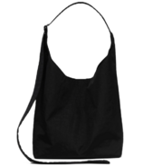 Grand sac bandoulière en nylon BAGGU noir