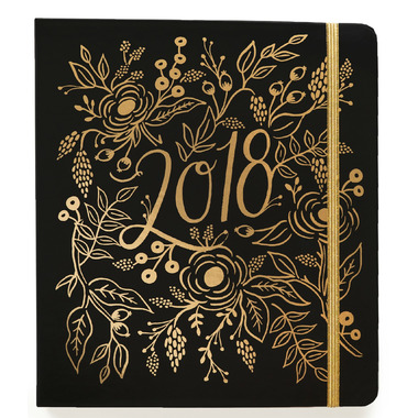 Rifle Paper Co. 2018 Floral Foil Covered Planner Rifle Paper Co. 2018 Floral Foil Covered Planner
