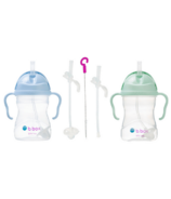 b.box Sippy Cup Cup & Replacement Straws Bundle Green & Blue