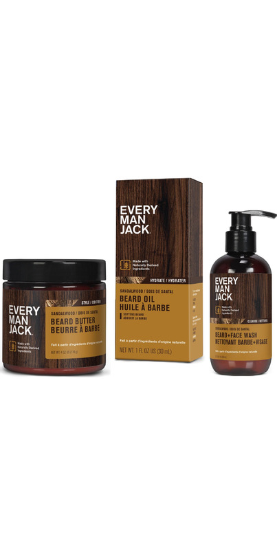 Every Man Jack Bart & Gesichtswaschgel – Sandelholz, 200 Ml, Natürlich, Ohne Parabene, Tierversuchsfrei