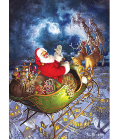 Cobble Hill Merry Christmas to All Jigsaw Puzzle