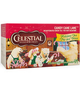 Celestial Seasonings Decaffeinated Candy Cane Lane Green Holiday Tea