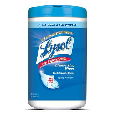 Lysol Disinfectant Surface Wipes With Tough Cleaning Power Spring Waterfall Lysol Disinfectant Surface Wipes With Tough Cleaning Power Spring Waterfall