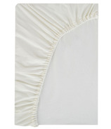 Malabar Baby Organic Knit Cotton Cribs Sheets Off White (draps de lit de bébé en coton tricoté biologique)
