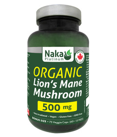 Naka Platinum Organic Lion's Mane Mushroom