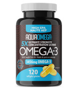 AquaOmega High EPA Omega-3 Fish Oil Softgels