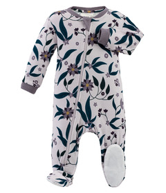 ZippyJamz Footed Organic Cotton Sleeper Wild at Heart