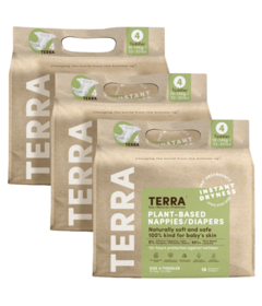 TERRA Plant Based Diapers Size 4 Bundle