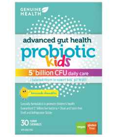 Genuine Health Advanced Gut Health Probiotic for Kids Lemonade