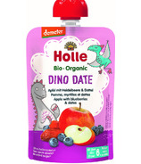 Holle Organic Pouch Dino Date Apple with Blueberries & Dates