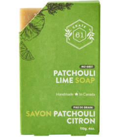 image of Crate 61 Organics Bar Soap Patchouli Lime with sku:332362