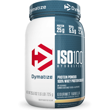 Dymatize Nutrition ISO100 Hydrolyzed Whey Protein Gourmet Vanilla Dymatize Nutrition ISO100 Hydrolyzed Whey Protein Gourmet Vanilla