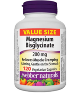 Webber Naturals Bisglycinate de Magnésium 200mg Value Size