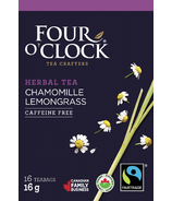 Four O'Clock Organic Chamomile Lemongrass Herbal Tea