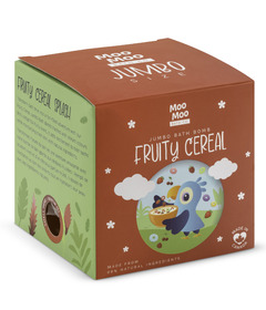 Moo Moo Bath Co. Jumbo Bath Bomb Fruity Cereal