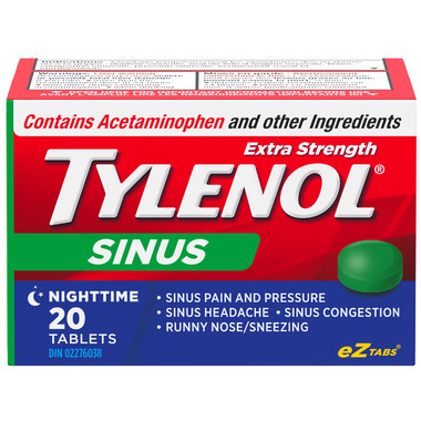 Tylenol Sinus Extra Strength Nighttime eZ Tabs Tylenol Sinus Extra Strength Nighttime eZ Tabs