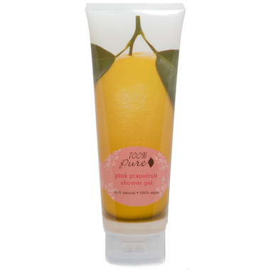 grapefruit gel pure shower pink