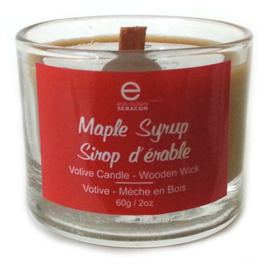 Seracon Maple Votive Candle with Wood Wick Seracon Maple Votive Candle with Wood Wick