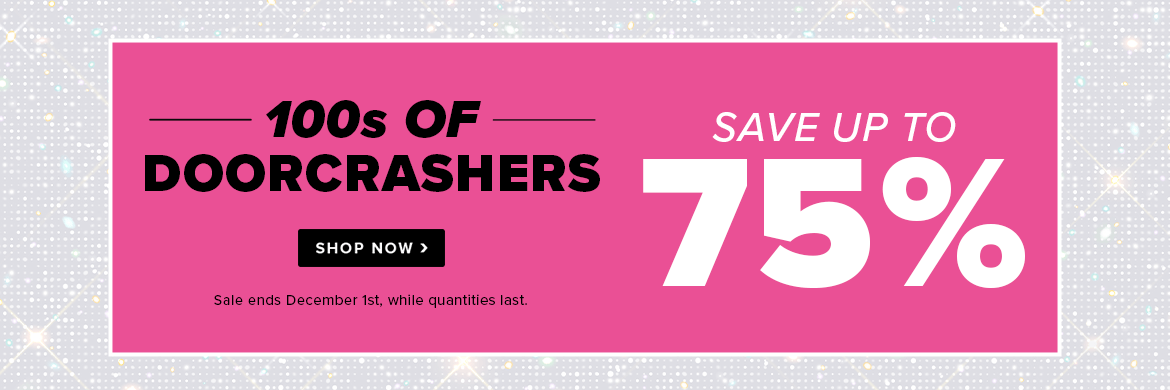 Save up to  75% on Doorcrashers