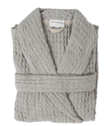 Un mercredi Gaufre Tricot Robe Gris Olive