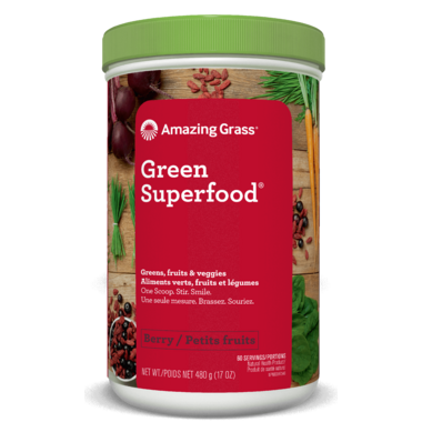 Amazing Grass Green SuperFood Powder Berry Amazing Grass Green SuperFood Powder Berry