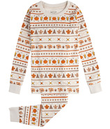 petit lem Ensemble de pyjama Harvest Fair Isle sur beige