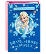 Hallmark Birthday Card For Girl Elsa Frozen Charm Bracelet