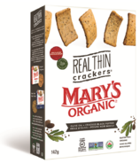 Mary's Organic Real Thin Olive Oil & Crackers au poivre noir