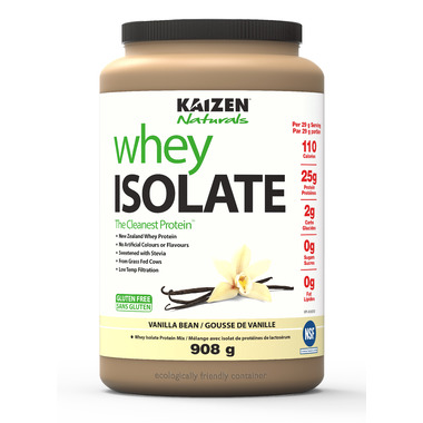 Kaizen Naturals Whey Isolate Vanilla Protein Powder, 2 kg