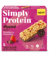 Simply Protein Strawberry Chocolate Dipped Bar