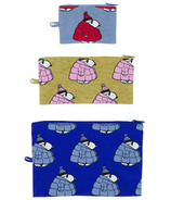 BAGGU Flat Pouch Set Puffer Snoopy