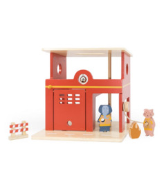 image of Trixie Wooden Animal Fire Station with sku:329022